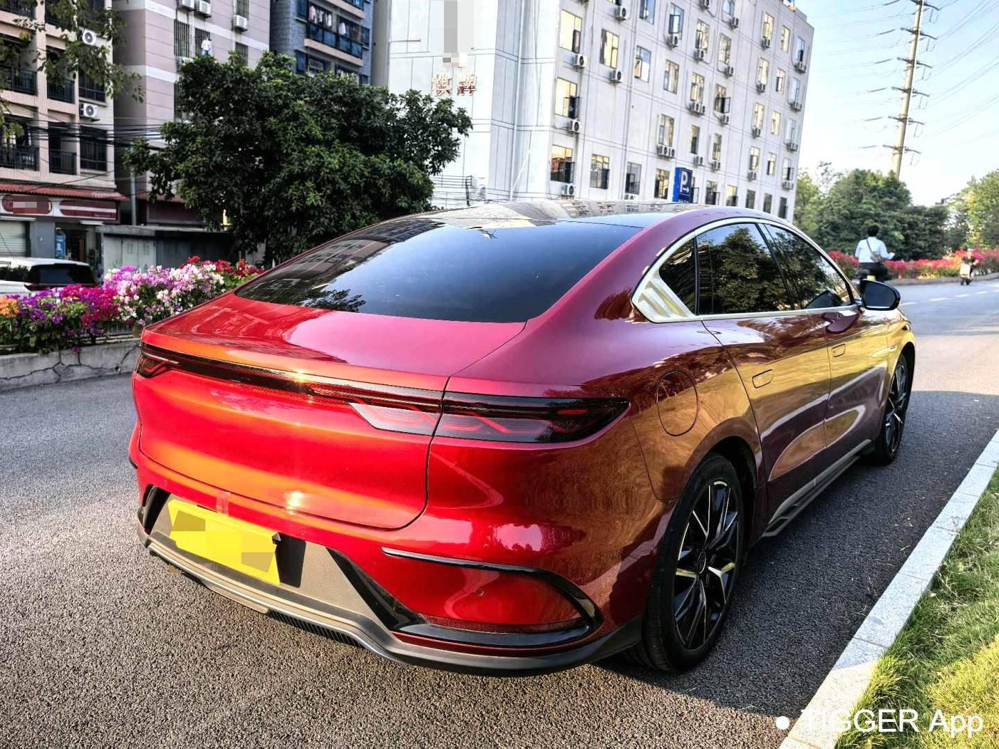 BYD 2022 HAN 610KM four-wheel drive Qianshancui limited edition automatic transmission